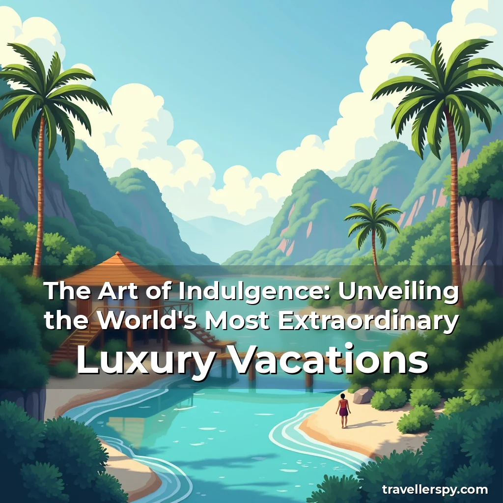 Read more about the article The Art of Indulgence: Unveiling the World’s Most Extraordinary Luxury Vacations